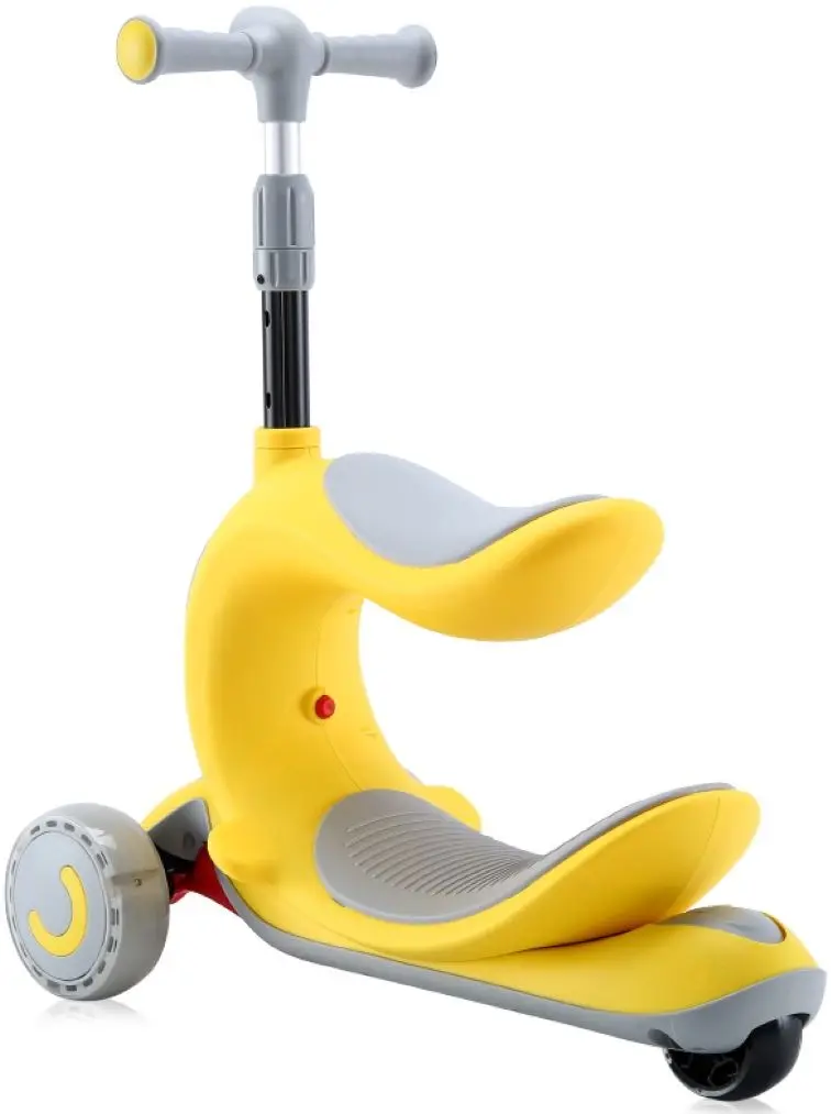 Самокат 2в1 Bertoni (Lorelli) Trio (Yellow) - 4