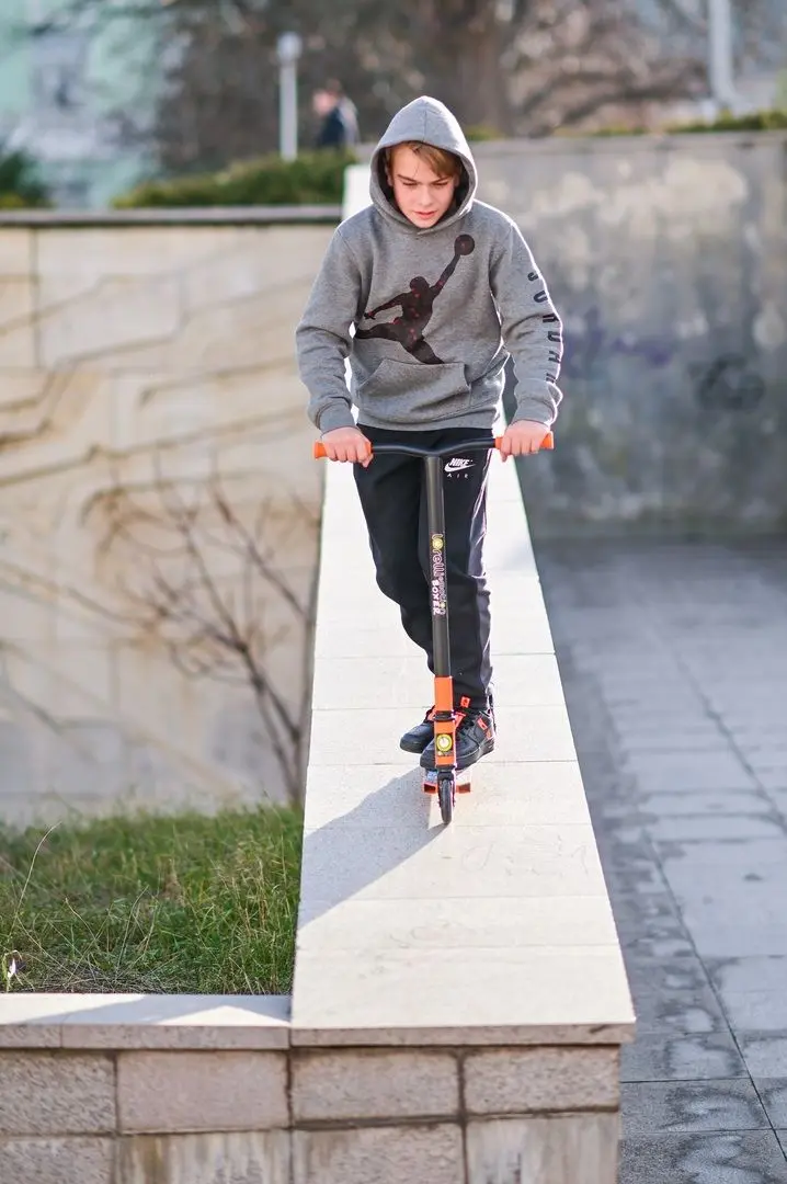 Самокат Bertoni (Lorelli) Boxer (Triangles Dolphin Grey) - 5