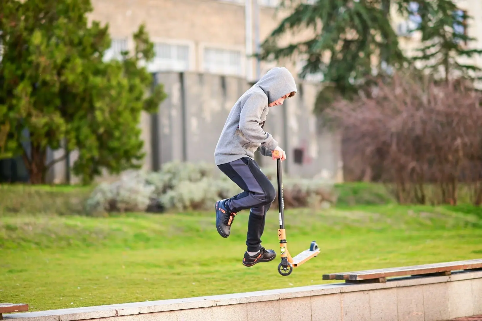 Самокат Bertoni (Lorelli) Boxer (Triangles Dolphin Grey) - 6