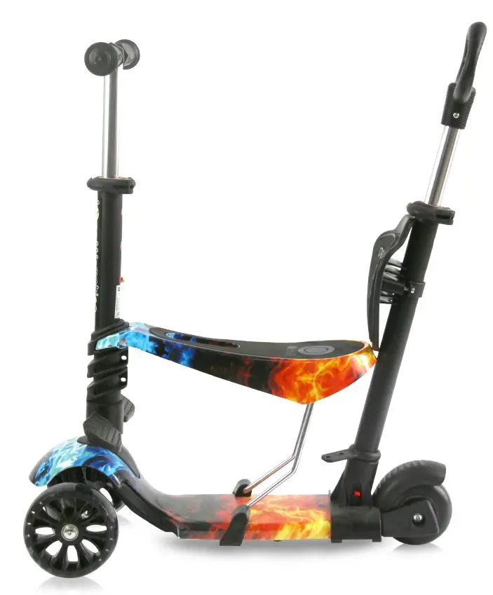 Самокат Bertoni (Lorelli) Draxter Plus (Black/Red Flame) - 2