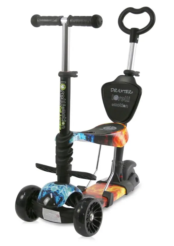 Самокат Bertoni (Lorelli) Draxter Plus (Black/Red Flame)