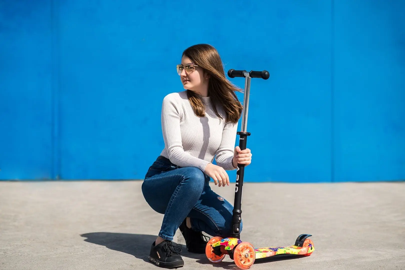 Самокат Bertoni (Lorelli) Mini (Blue Cosmos) - 10