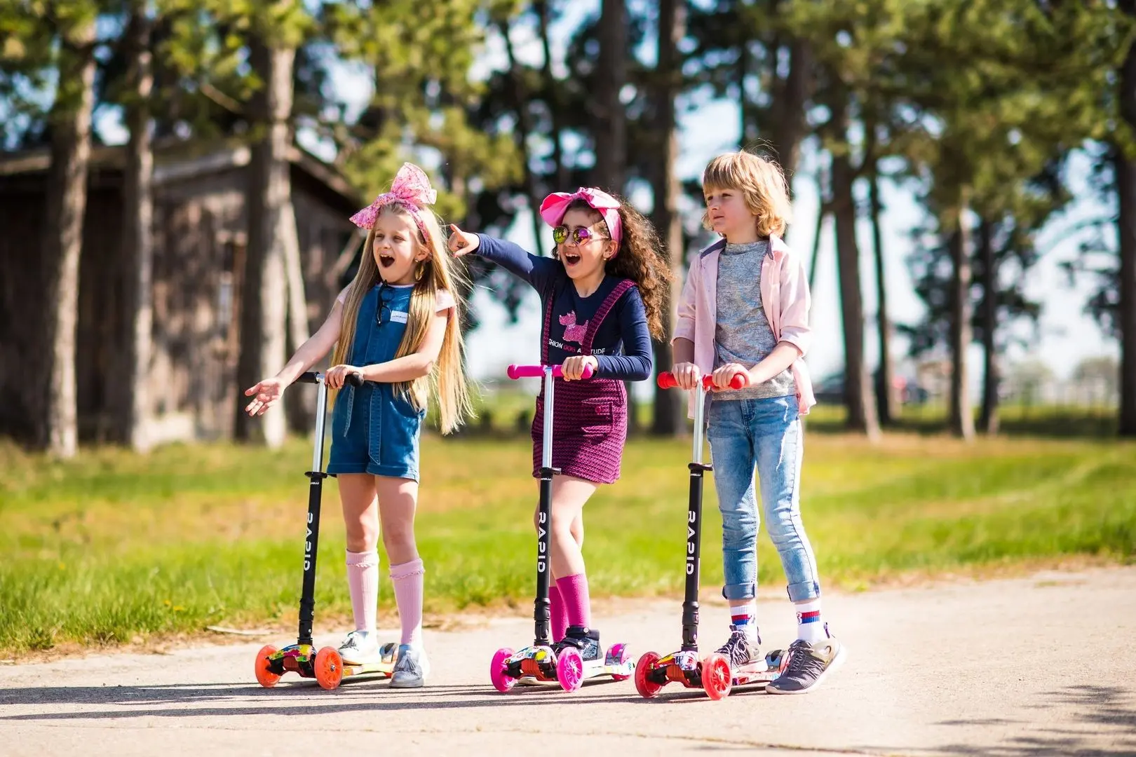 Самокат Bertoni (Lorelli) Rapid (Black Flash) - 11