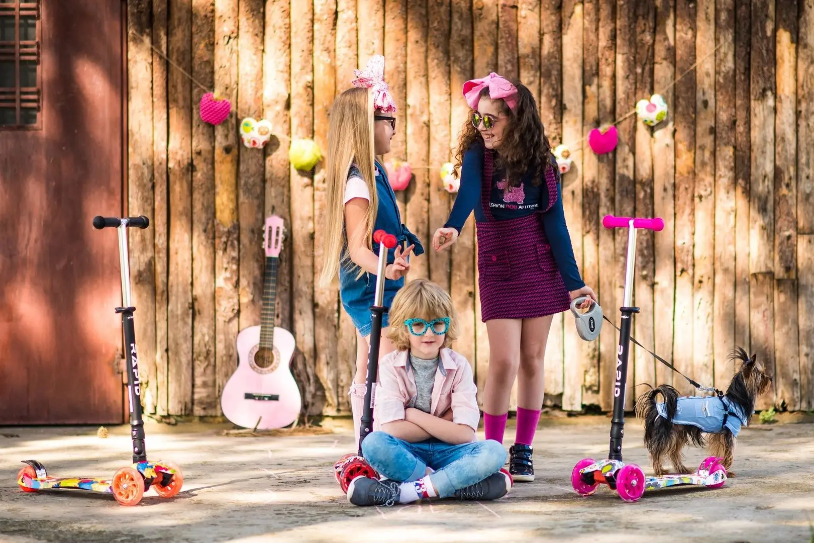 Trotineta Bertoni (Lorelli) Rapid (Red Fire) - 7