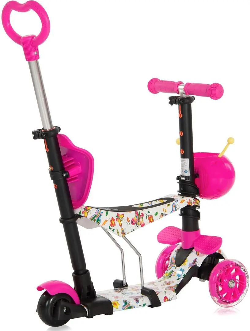 Самокат Bertoni (Lorelli) Smart Plus (Pink Butterfly) - 2