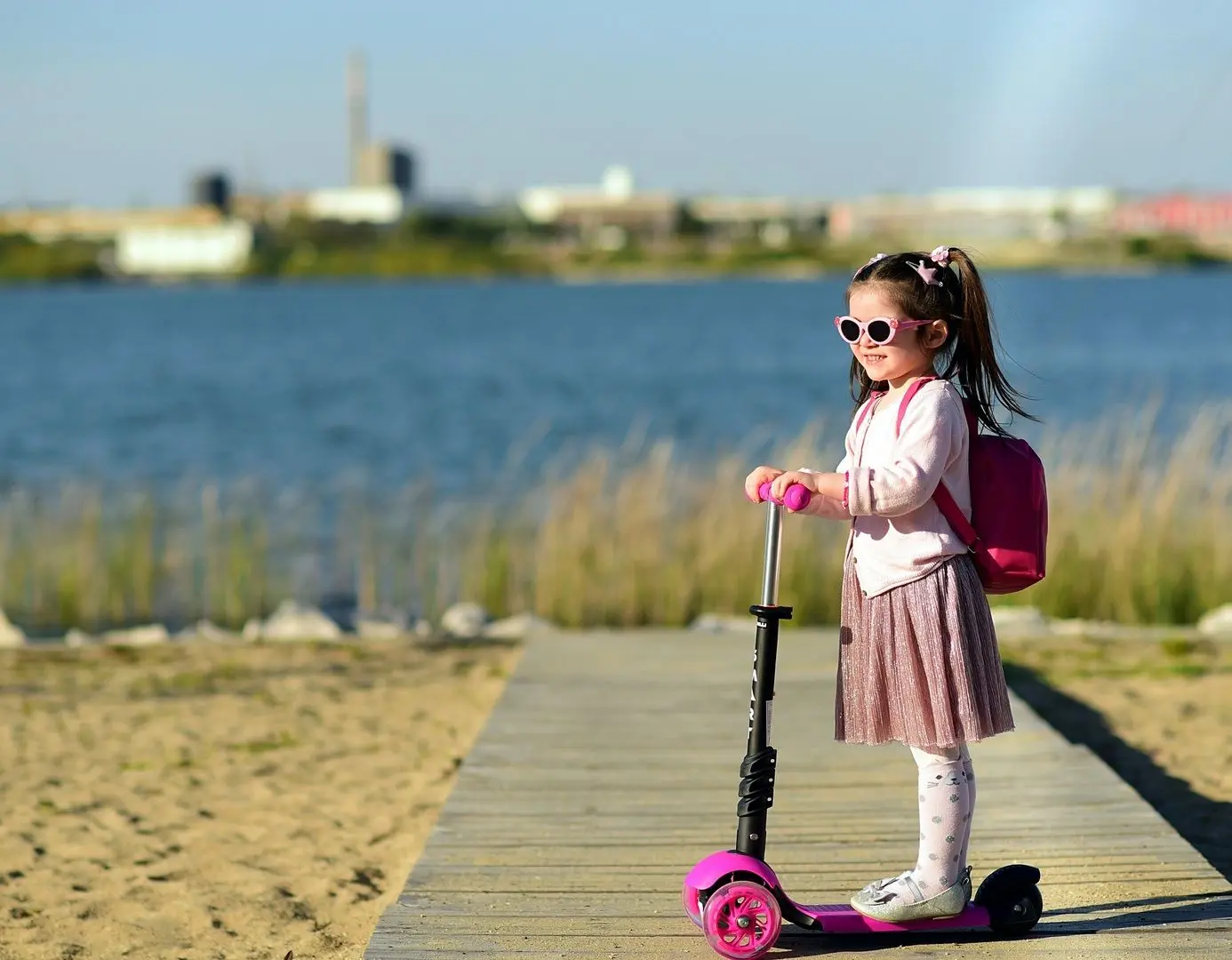 Самокат Bertoni (Lorelli) Smart Plus (Pink Butterfly) - 11