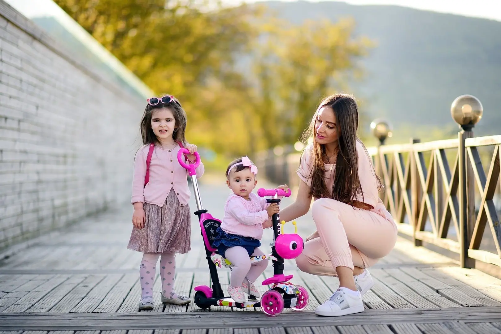 Самокат Bertoni (Lorelli) Smart Plus (Pink Butterfly) - 12