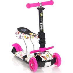 Самокат Bertoni (Lorelli) Smart Plus (Pink Butterfly) Thumb