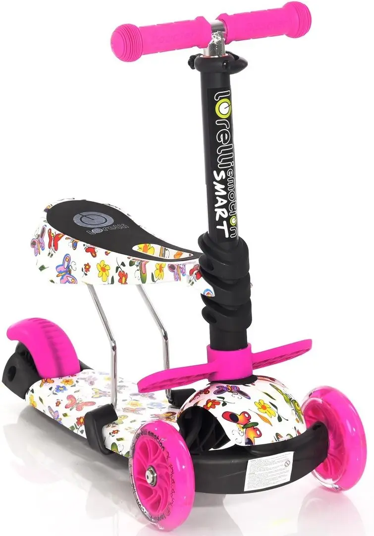 Самокат Bertoni (Lorelli) Smart Plus (Pink Butterfly) - 5