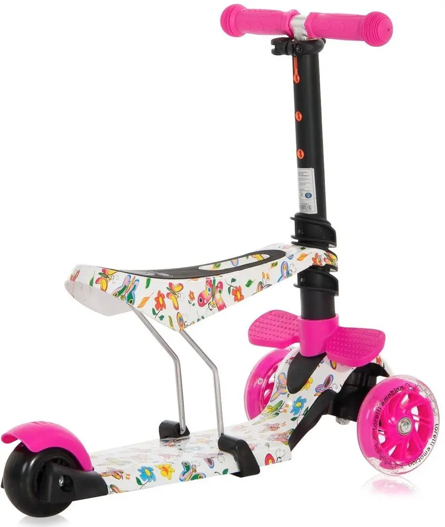 Самокат Bertoni (Lorelli) Smart Plus (Pink Butterfly) - 6