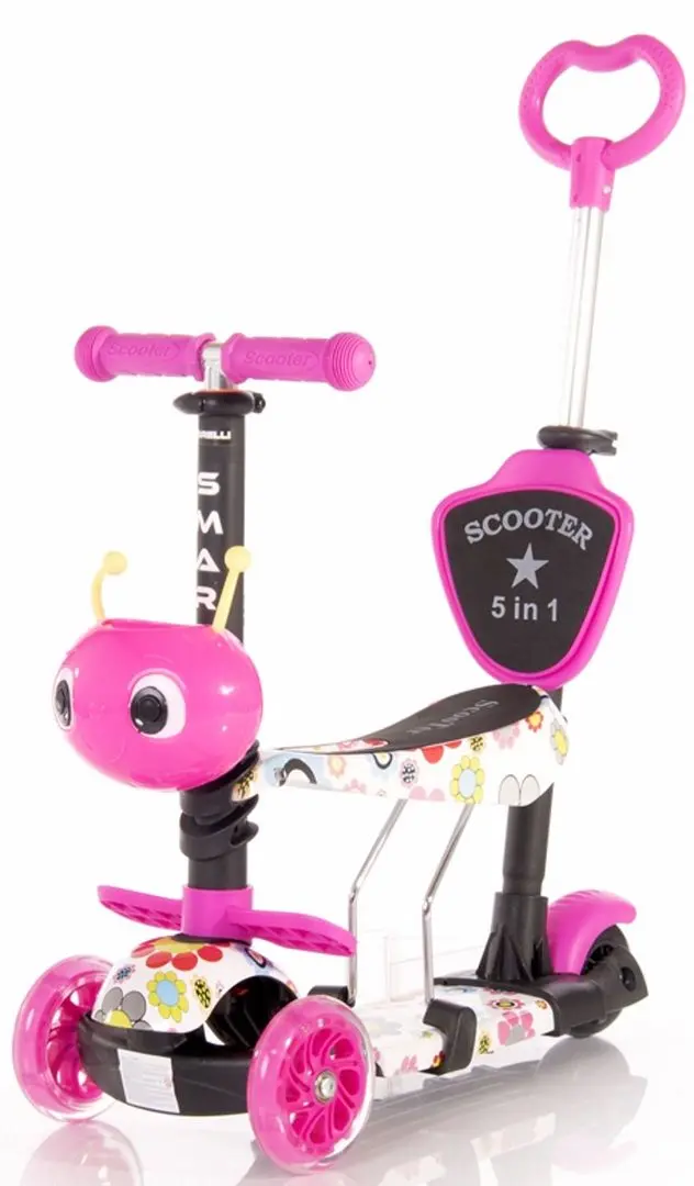 Самокат Bertoni (Lorelli) Smart Plus (Pink Flowers)