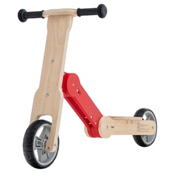 Trotineta 2in1 Costway BC10097RE (Natural/Red)