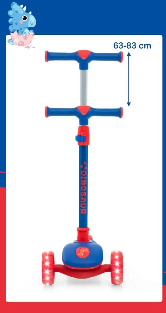 Trotineta Costway 371-BC10212BL (Blue/Red)