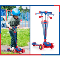 Trotineta Costway 371-BC10212BL (Blue/Red) Thumb