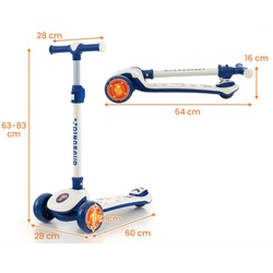 Trotineta Costway BC10212WH (White/Blue) Thumb