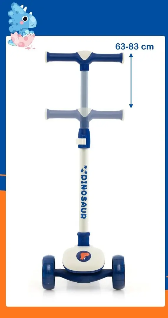 Trotineta Costway BC10212WH (White/Blue)