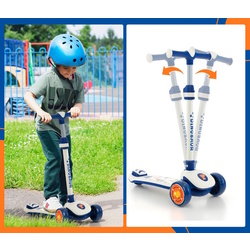 Trotineta Costway BC10212WH (White/Blue) Thumb