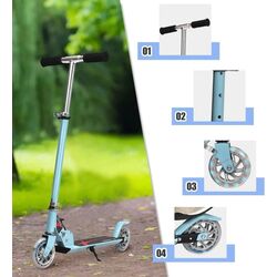 Самокат Costway SP0547NY (Blue) Thumb