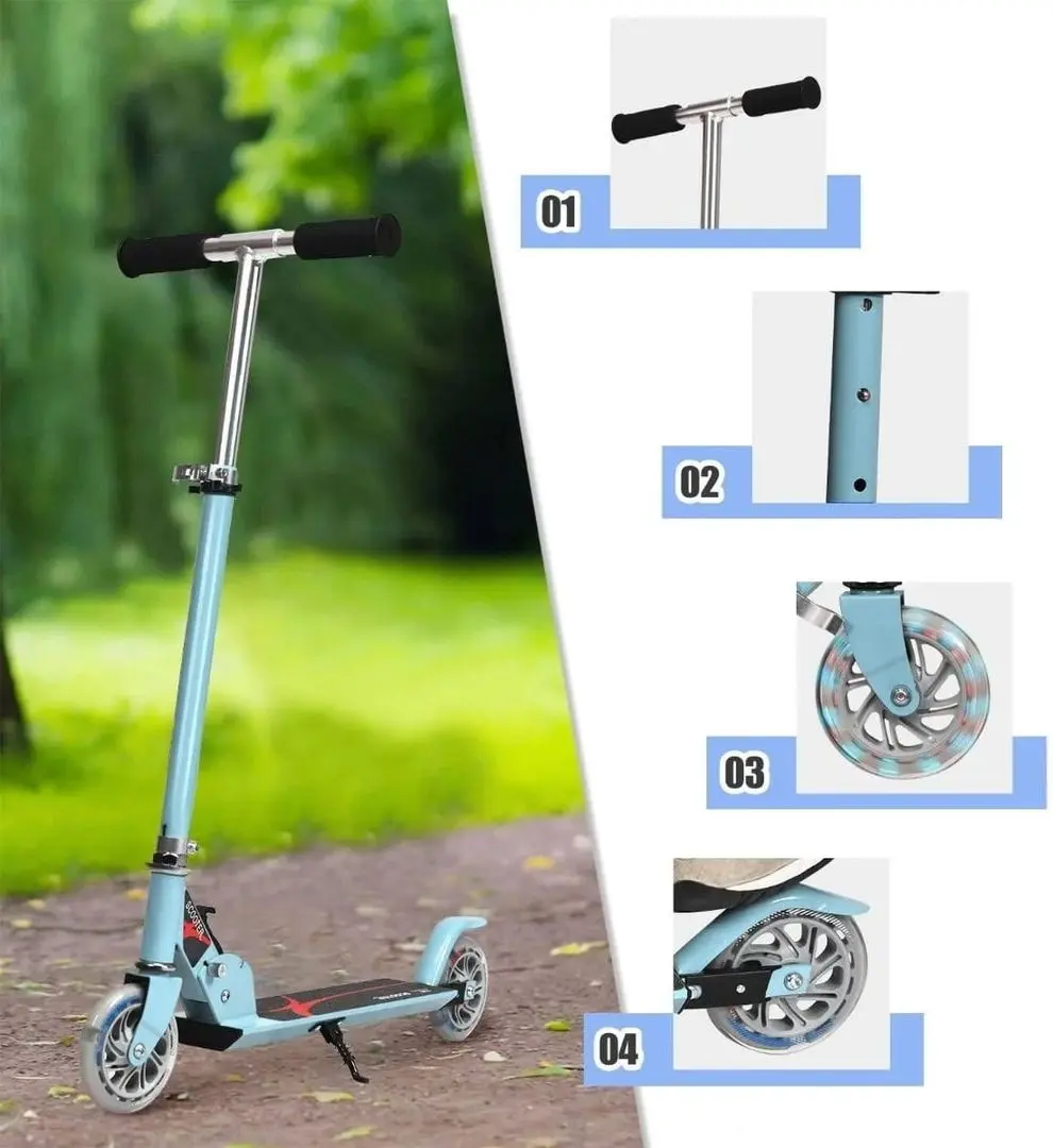 Самокат Costway SP0547NY (Blue) - 4