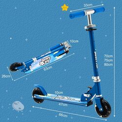 Самокат Costway SP37820BL (Blue) Thumb