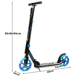 Самокат Costway SP38153BL (Black/Blue) Thumb