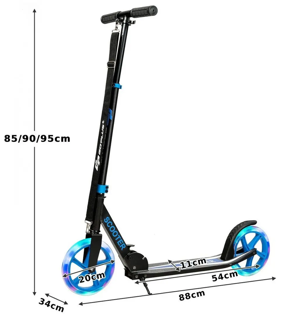Самокат Costway SP38153BL (Black/Blue)