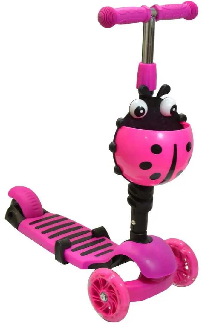 Самокат 3в1 Enero 1017655 (Pink)