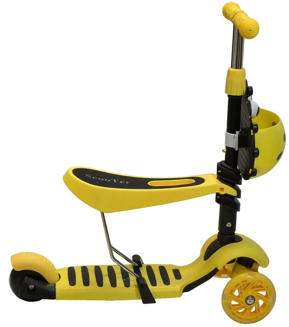 Самокат 3в1 Enero 1017686 (Yellow) - 4