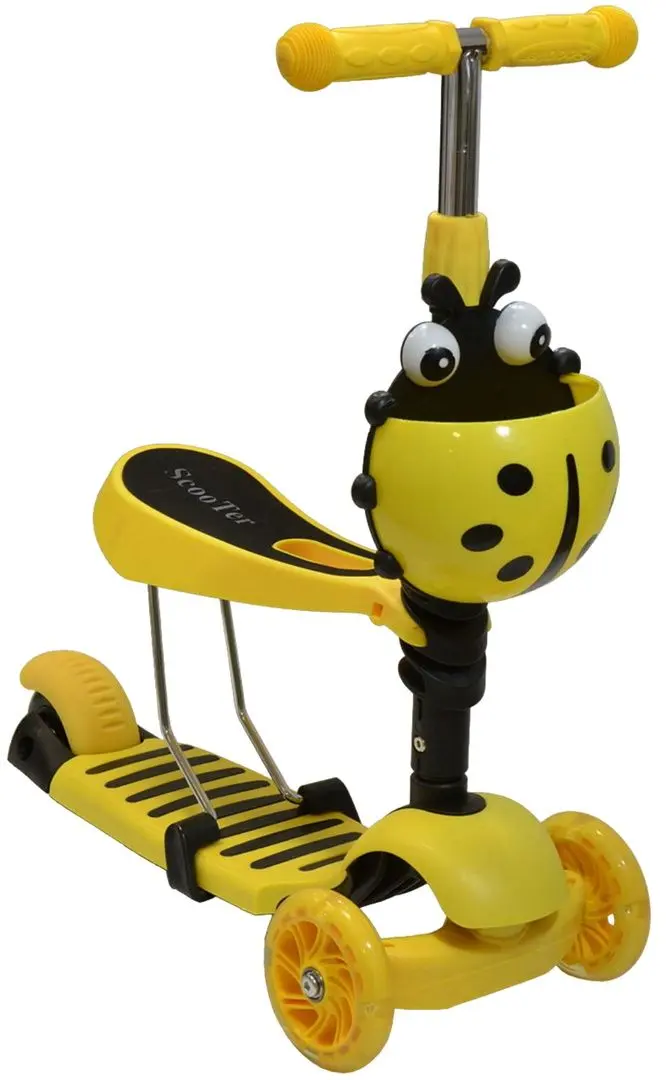 Самокат 3в1 Enero 1017686 (Yellow)