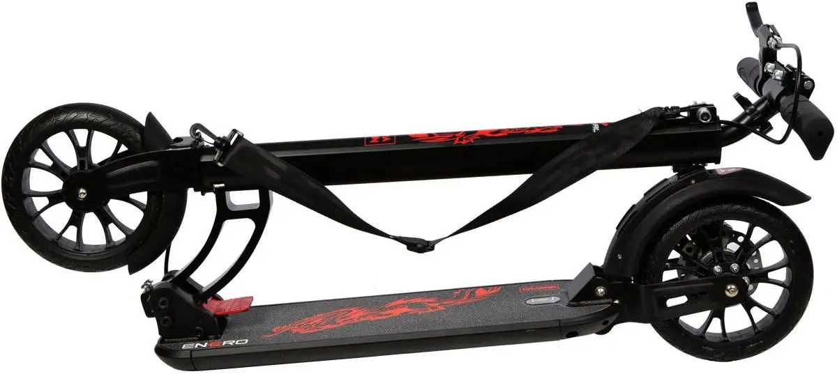 Самокат Enero Dragon (Black/Red) - 2