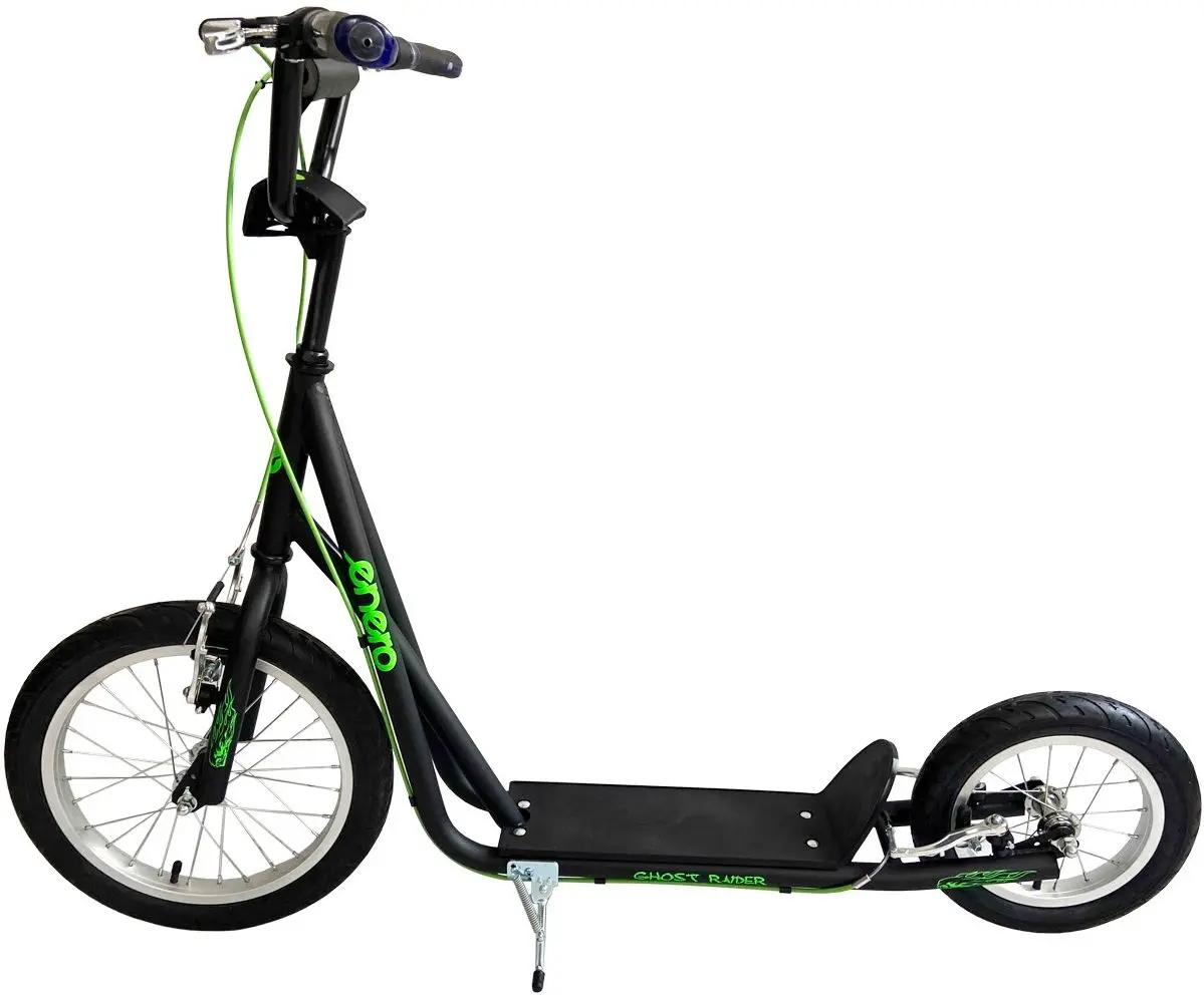 Trotineta Enero Ghost Raider (Black/Green)