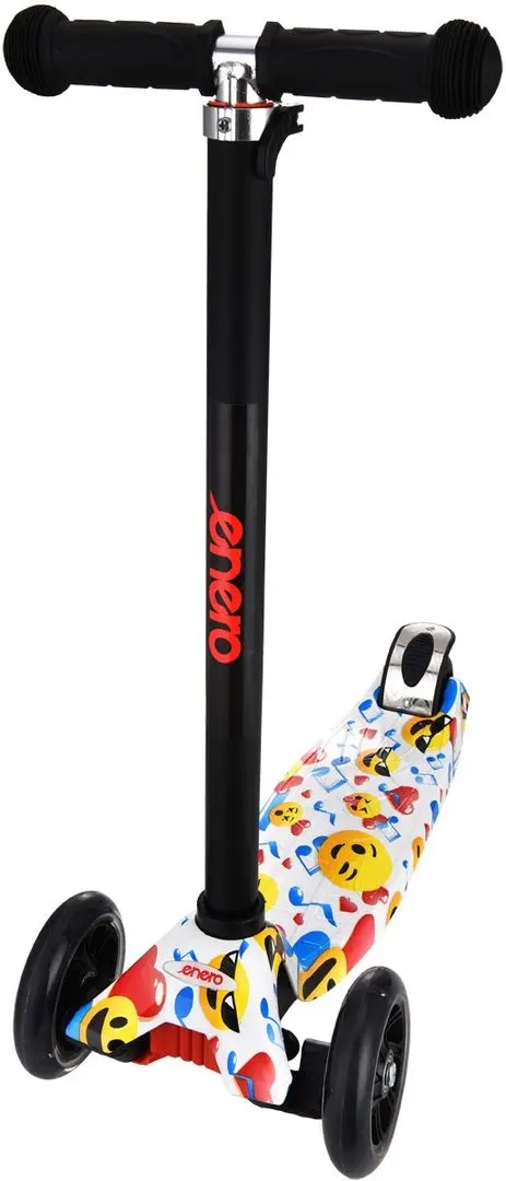 Самокат Enero Maxi Smile (Black/White)