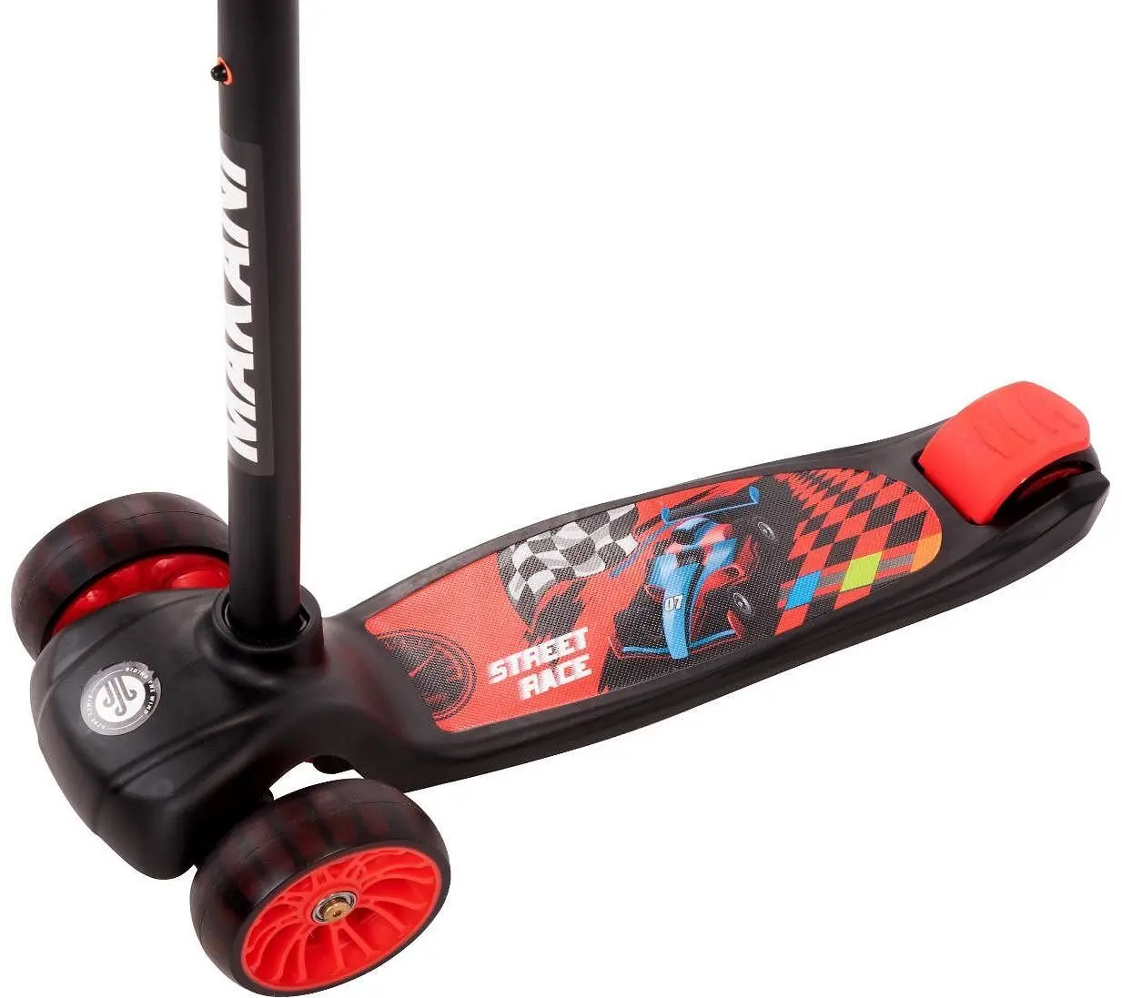 Самокат KikkaBoo Makani Street Race (Black/Red)