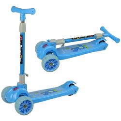 Trotineta LeanToys Crocodile 3191 (Light Blue) Thumb