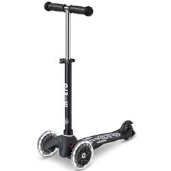 Trotineta 3in1 Micro Mini Deluxe ECO LED (Black) Thumb