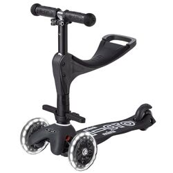 Trotineta 3in1 Micro Mini Deluxe ECO LED (Black)