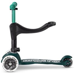 Trotineta 3in1 Micro Mini Deluxe ECO LED (Green) Thumb