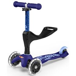 Trotineta 3in1 Micro Mini Deluxe Plus LED (Blue) Thumb