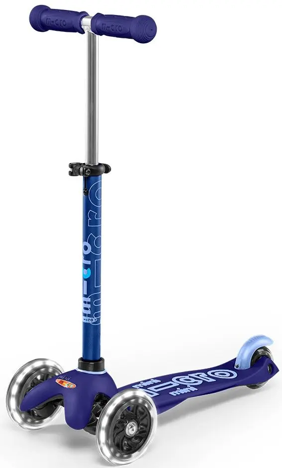 Trotineta 3in1 Micro Mini Deluxe Plus LED (Blue)