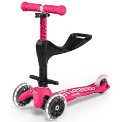 Самокат 3в1 Micro Mini Deluxe Plus LED (Pink) Thumb