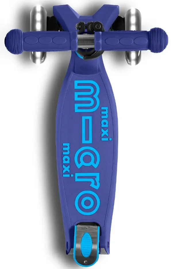 Trotineta Micro Maxi Deluxe Foldable LED (Navy) - 2