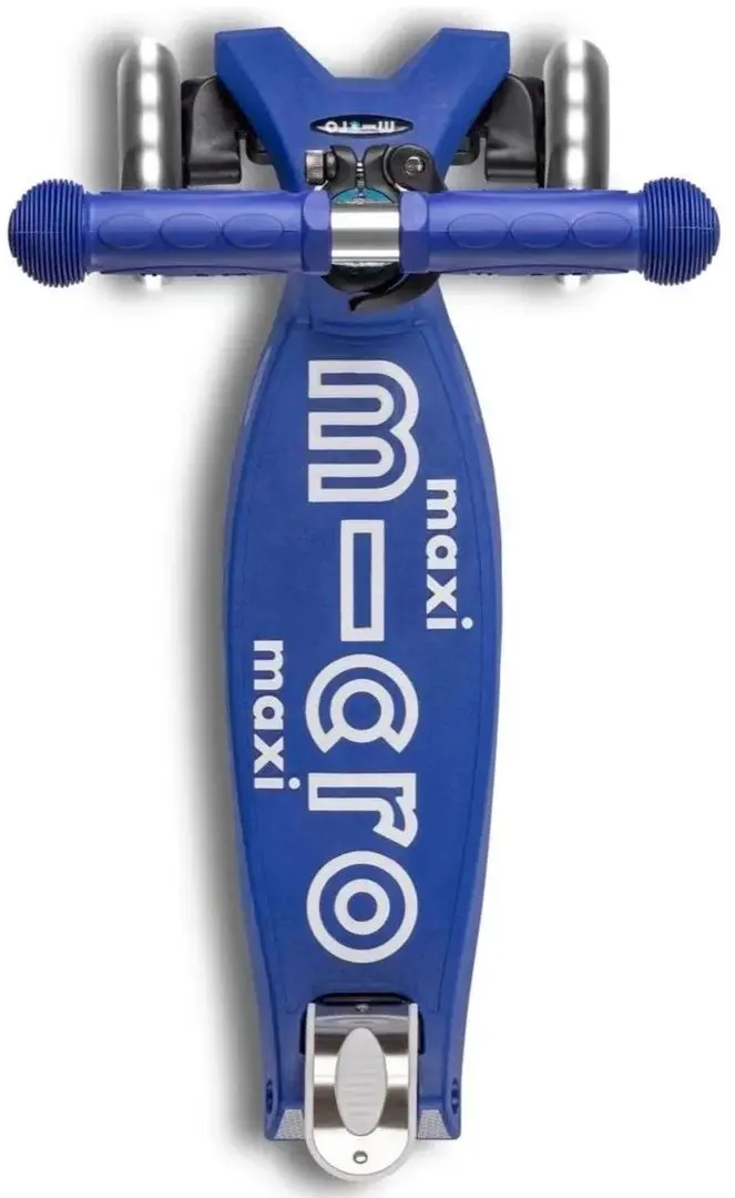 Самокат Micro Maxi Deluxe LED (Blue/White)