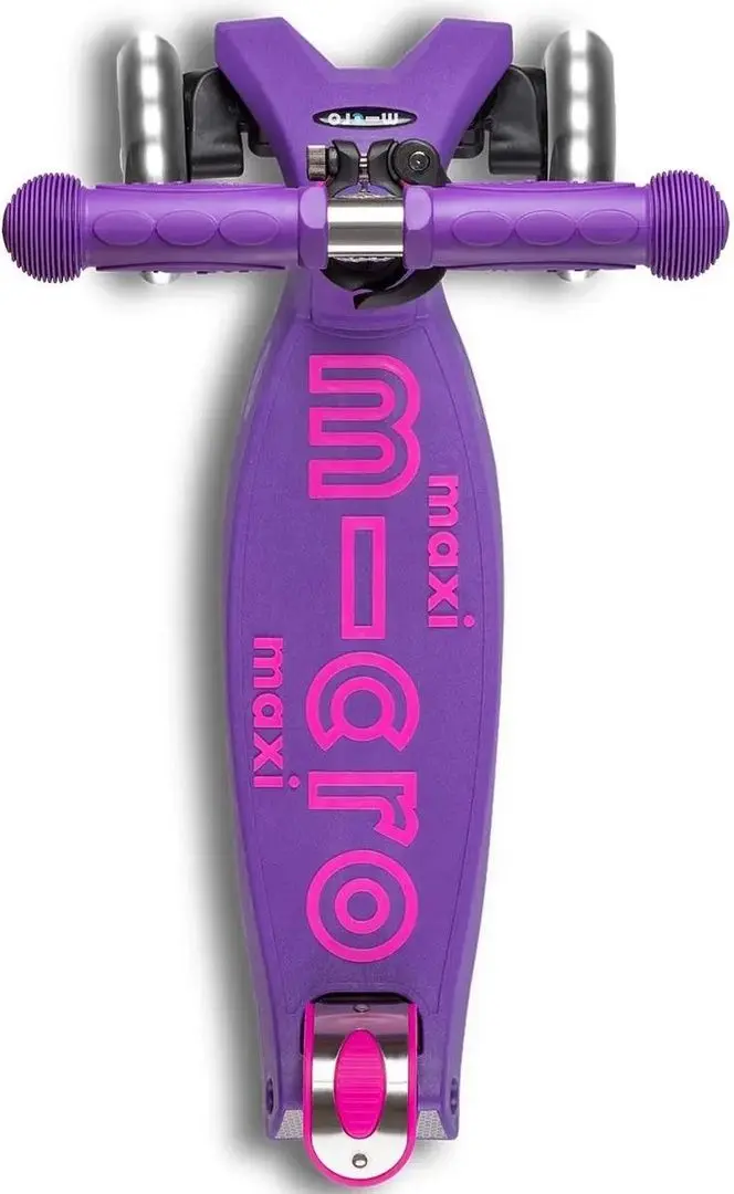 Trotineta Micro Maxi Deluxe LED (Purple) - 2