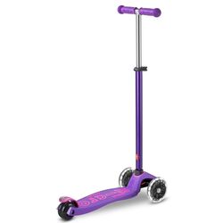Trotineta Micro Maxi Deluxe LED (Purple) Thumb