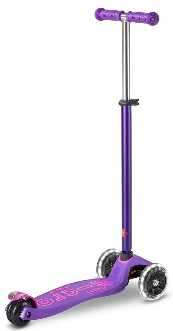 Trotineta Micro Maxi Deluxe LED (Purple) - 5