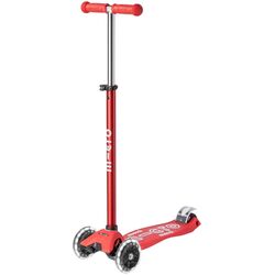 Trotineta Micro Maxi Deluxe LED (Red)