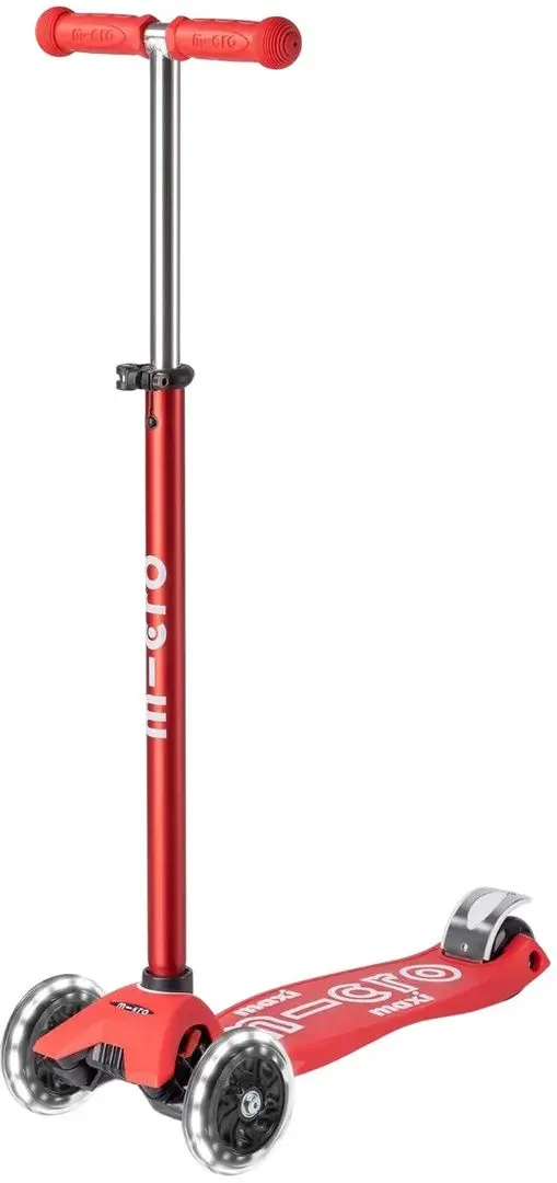 Trotineta Micro Maxi Deluxe LED (Red)