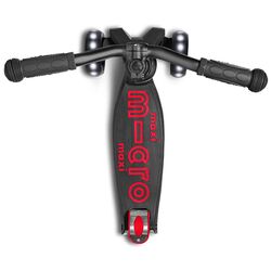 Trotineta Micro Maxi Deluxe Pro LED (Black/Red) Thumb