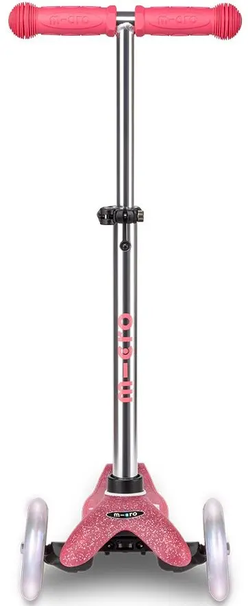 Trotineta Micro Mini Deluxe Fairy Glitter LED (Pink)