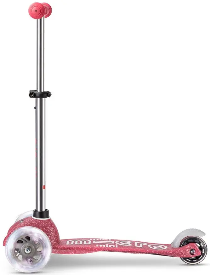 Trotineta Micro Mini Deluxe Fairy Glitter LED (Pink)